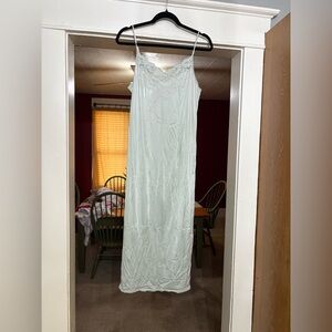 Vanity Fair Mint Lace Slip